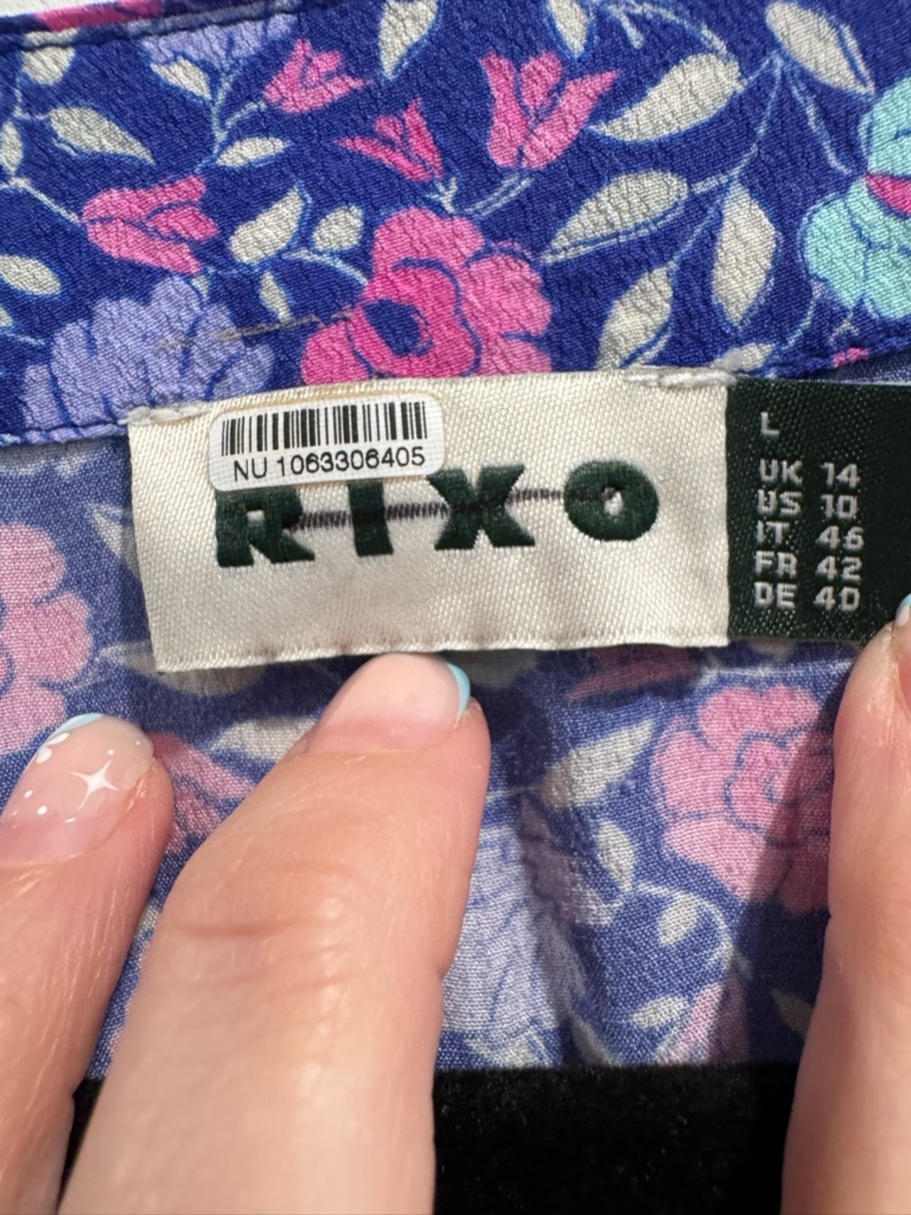 Rixo Novara pink purple floral maxi dress - Picture 7 of 13